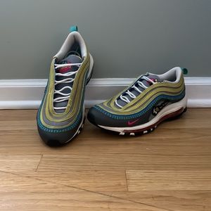 Size 8.5 Nike air max 97 SE air sprung iron grey